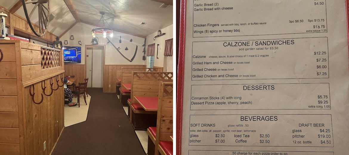 Pizza Barn Menu