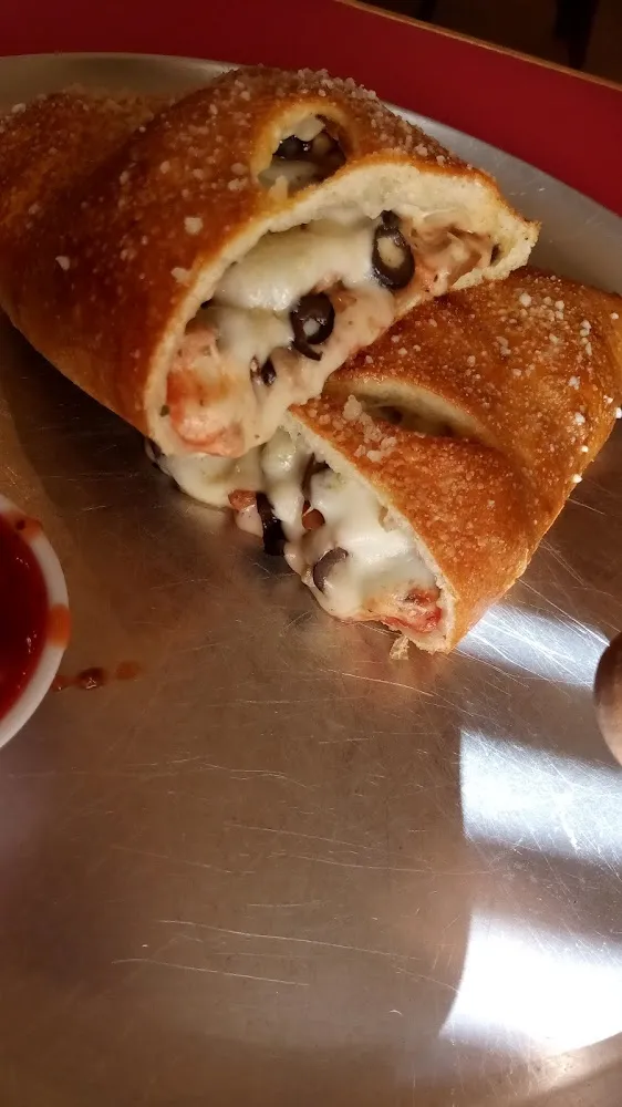 Sausage Mushroom & Olives Calzone