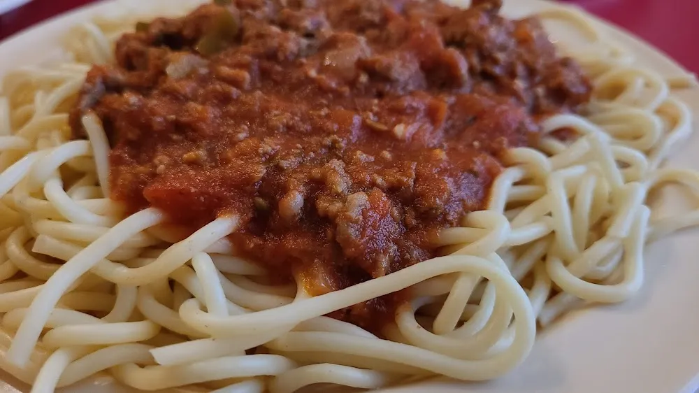 Spaghetti with Homemade Meat Sauce